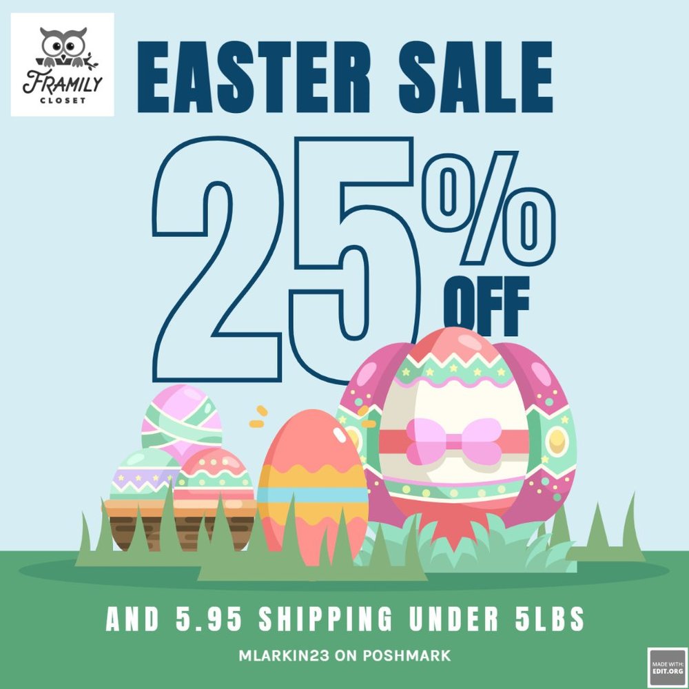 25% OFF THROUGH SUNDAY 4-17-2022